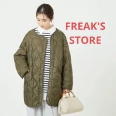 ●FREAK'S STORE●オーバーサイズキルティングジャケットコート美品❗️