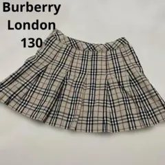 バーバリーロンドン キッズ 子供服 膝丈 ノバチェック ミニスカート 130