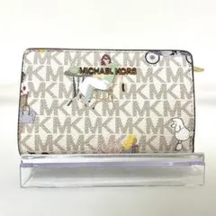 MICHAELKORS マイケルコース 折りたたみ財布 シグネチャー イラスト柄