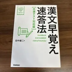 【書き込みなし】漢文早覚え速答法