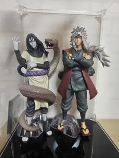 一番くじ NARUTO-ナルト-疾風伝 伝説の三忍 A賞 自来也　B賞大蛇丸