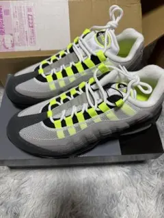 ナイキ エアマックス 95 26.5cm グレー/イエロー 2026年