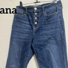 【美品】ana ハイライズスキニーデニム ダークブルー