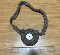 くま　ポシェット グレー　ショルダーバッグ
