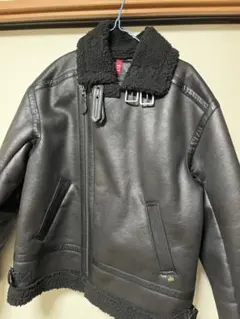 ムートンコート レザージャケット