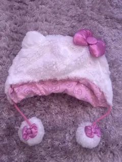 ハローキティ ふわふわ帽子