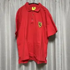 Ferrari (フェラーリ) 公式ライセンス ポロシャツ Sサイズ レッド