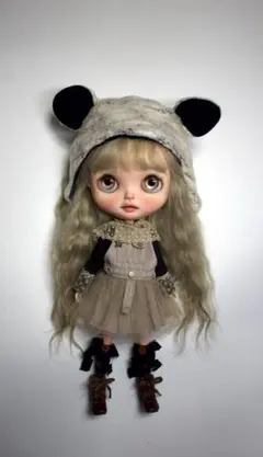 プチブライス　アウトフィット　帽子　chuchuru作家　ブライス 作家様 プチブライス アウトフィット プチブライス アウト