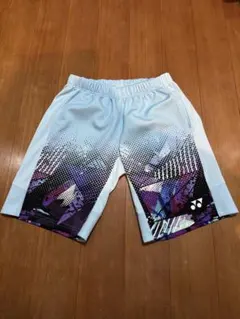 YONEX ハーフパンツ ライトブルー/パープル