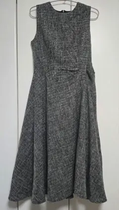 ラメツイードリボンワンピース