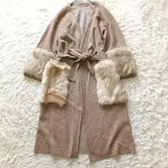 CELFORD セルフォード ファー ロングガウン ロングカーディガン