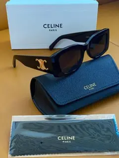美品 人気モデル CELINE（セリーヌ）トリオンフ サングラス ブラック