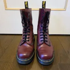 【 Dr.Martens 】1490モデル 10ホールブーツ チェリーレッド