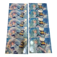 10枚セット　初音ミク 星街すいせい ロッテ 爽 クリアファイルのサムネイル