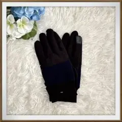 スポーツタイプグローブ✨グローブ 手袋 スマホ対応 ネイビー レッド 黒 b