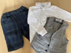 familiar ファミリア フォーマル 3点セット ベスト シャツ 入園式