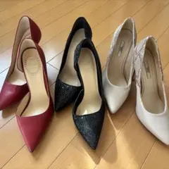 R&E 23.0cmハイヒール・パンプス 3色セット