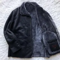 【極美品 超希少サイズXL】インスパイア　ムートンジャケット　黒　ボア