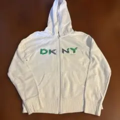 DKNY 白パーカー スパンコールのサムネイル
