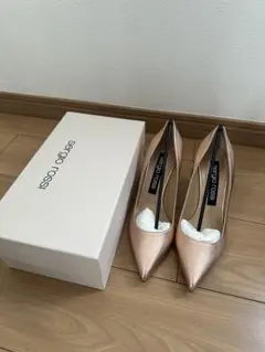 新品未使用 セルジオロッシ ポインテッドトゥ パンプス GODIVA