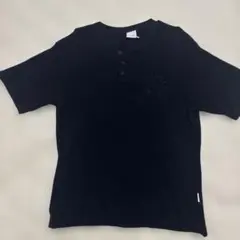 WISH FOREVER ヘンリーネック Tシャツ ブラック M