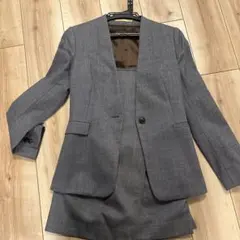 ORIHICA グレー スカートスーツ