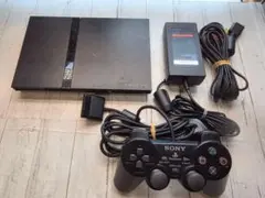 ラスト1 サービス品 新品レンズ交換済 すぐ遊べる 薄型 PS2 75000