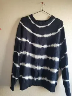 RODEO CROWNS タイダイ柄長袖ニット