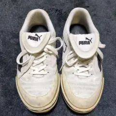 PUMA ホワイト✕ブラック　スニーカー 24.5cm‼️