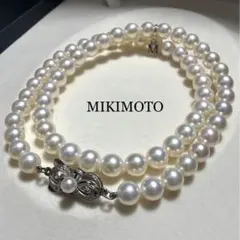 最高品位・花珠】ミキモト アコヤ パール ネックレス 付属品完備 