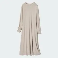 UNIQLO ユニクロ　リブフレアワンピース
