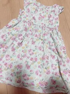 any FAM 花柄ノースリーブワンピース 120