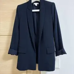 H&M テーラードジャケット ネイビー EUR36のサムネイル