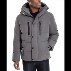 マイケルコース　メンズ　ダウンジャケット　美品　グレー