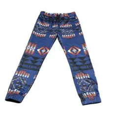 メンズストレッチ幾何学模様 ジョガーパンツ