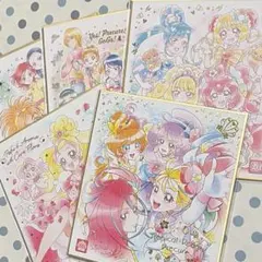 プリキュア 色紙ART まとめ売り　5枚　セット
