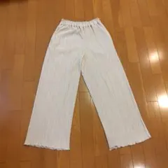 【美品】nano・universe　プリーツワイドパンツ