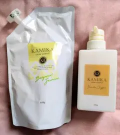 KAMIKA クリームシャンプー ボトル400g 詰め替え600gセットのサムネイル
