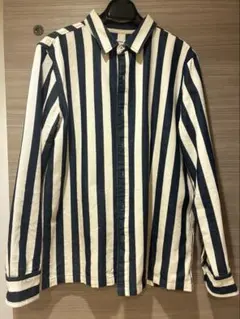 BANKS JOURNAL ストライプシャツ L