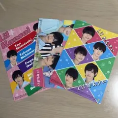 lil かんさい　セブンイレブンコラボ下敷き　3枚セット