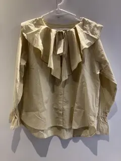 シャツ フリル 長袖