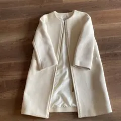 Noble アイボリー ロングコート