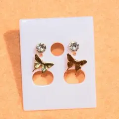 ★ピアス２点セット★蝶★スタッドピアス★新品★Ｂ２９