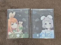 学マス GIGO クリアカード 紫雲清夏 葛城リーリヤ 2枚セット