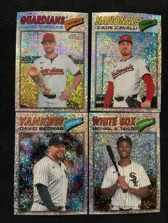 【4枚セット】MLB Topps Heritage クローム パラレル カード