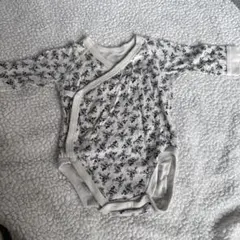 ミッキー柄 長袖ベビー肌着 60cm