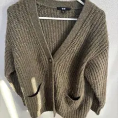 UNIQLO ユニクロ ニット カーディガン 緑