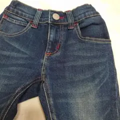 EDWIN スリムフィット デニムパンツ ダークブルー 110