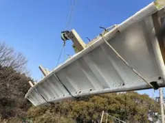 宮城気仙沼 サンワ コンバイントレーラー 牽引油圧シーソー式 積載量