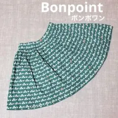 ボンポワン Bonpoint クローバー柄スカート 8歳サイズ 120cmのサムネイル